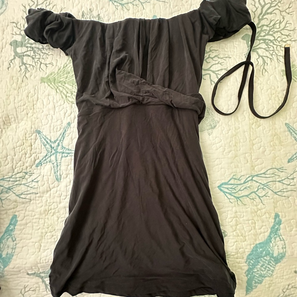 JACQUEMUS BLACK LA ROBÉ CICERI DRESS SIZE M